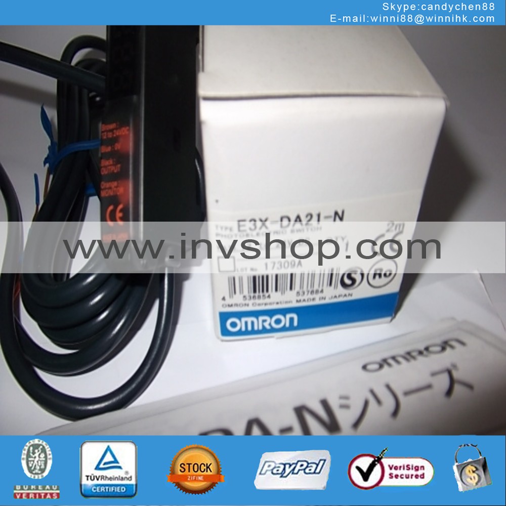 New E3X-DA21-N Omron Photoelectric Switch In Box