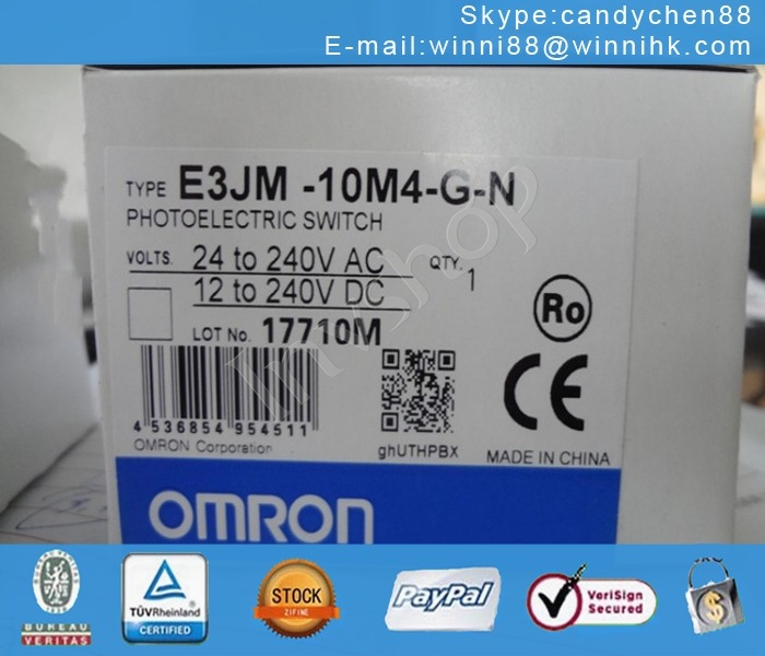 PHOTOELECTRIC 700MM OMRON E3JM-DS70M4T-G NEW OP90 SWITCH