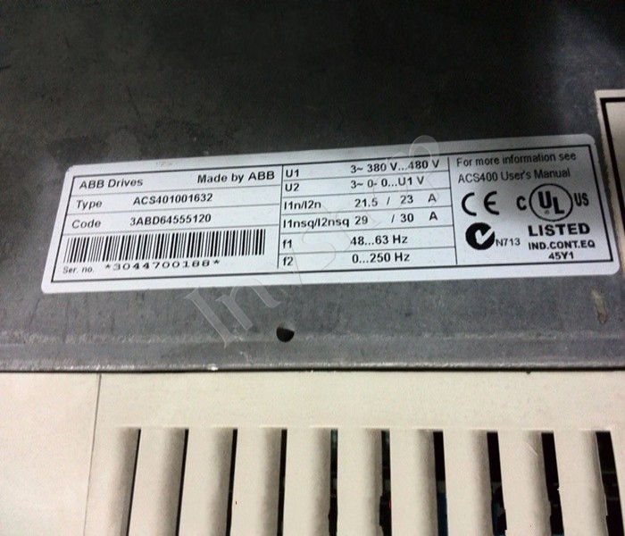 ABB ACS401001632 inverter