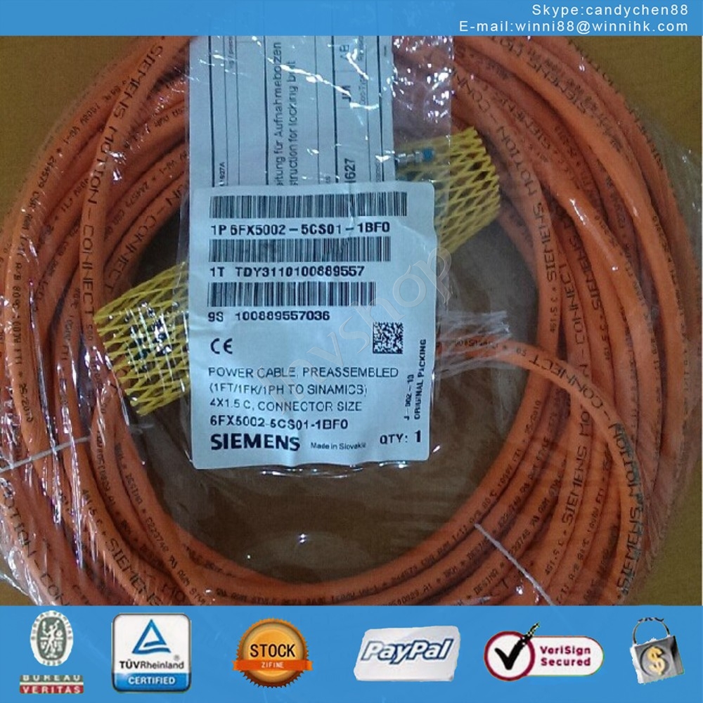NEW 6FX5002-5CS01-1BF0 cable 4 * 1.5 15 m